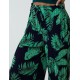 Tropical Print Elasticated Waist Culotte