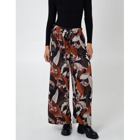 Leaf Print Trouser