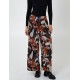 Leaf Print Trouser