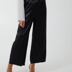 Satin Wide Leg Trouser