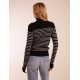 Thin Stripe Roll Neck Jumper