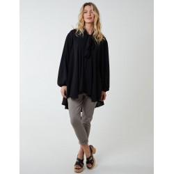 A Line Hi Low Tunic Blouse