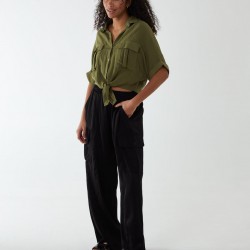 Wide Leg Cargo Trouser