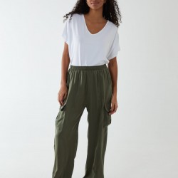 Wide Leg Cargo Trouser