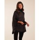 Roll Neck Drawstring Poncho