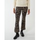 Leopard Print Flared Pants