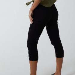 Zip Detail Crop Trouser