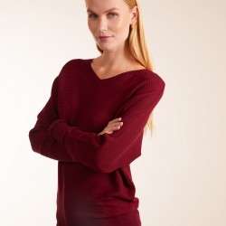 Jumper Rib V-Neck