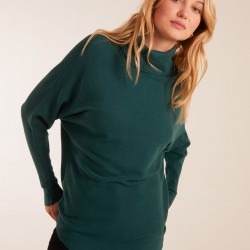 Oversized Roll Neck Batwing Jumper