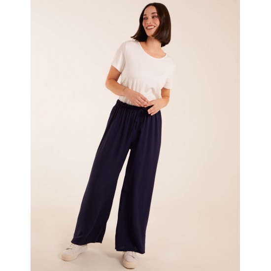 Drawstring Wide Leg Trousers